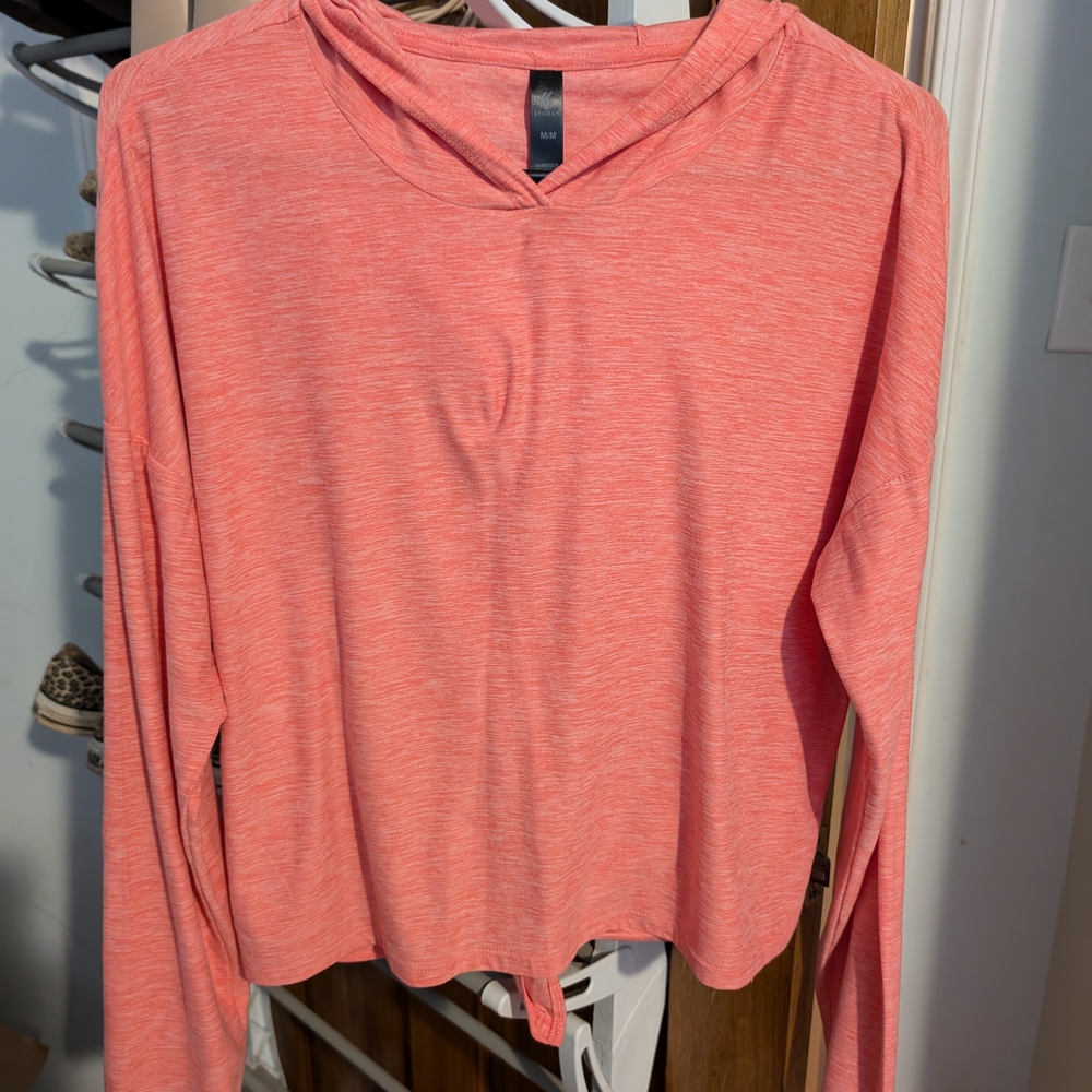 Kyodan Hoodie Tee With Back Tie Detail